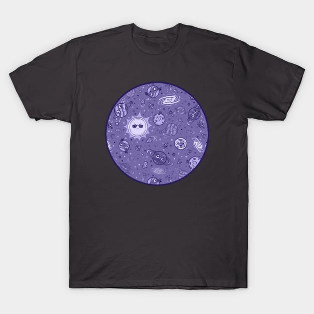 Through the Telescope (Purple) T-Shirt by chayground